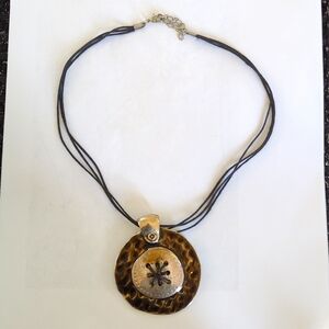 Medallion Cord Necklace